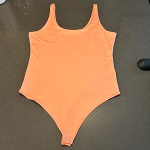 Abercrombie and Fitch sleek seamless fabric scoopneck bodysuit